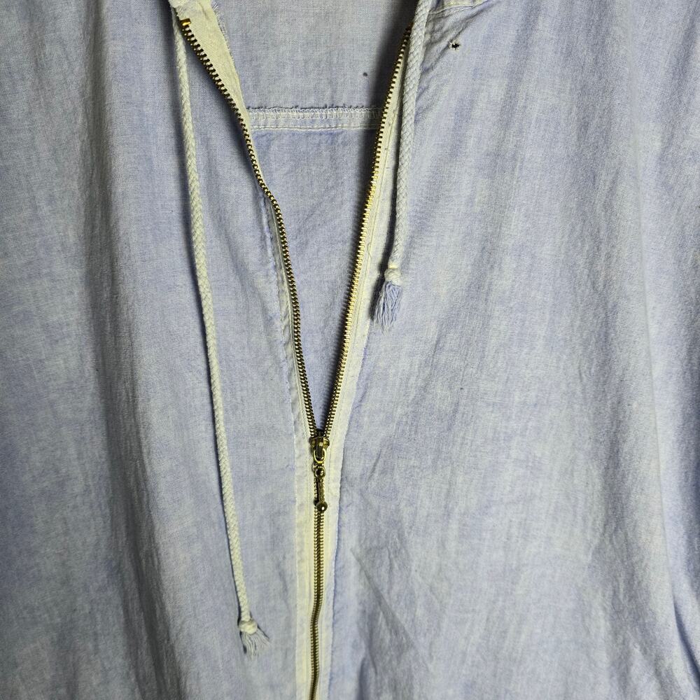 VINTAGE Fresh Produce 100% Cotton Full Zip Lightwetight Hooded Jacket XL - Picture 6 of 8